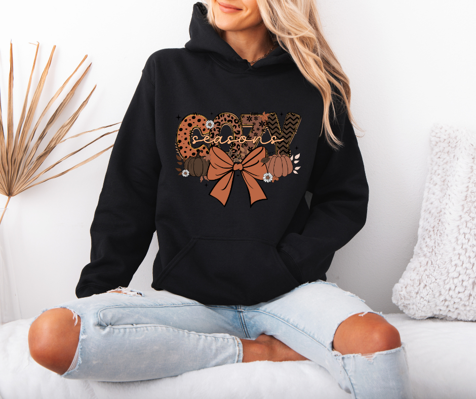 Cozy in Fall Hoodie