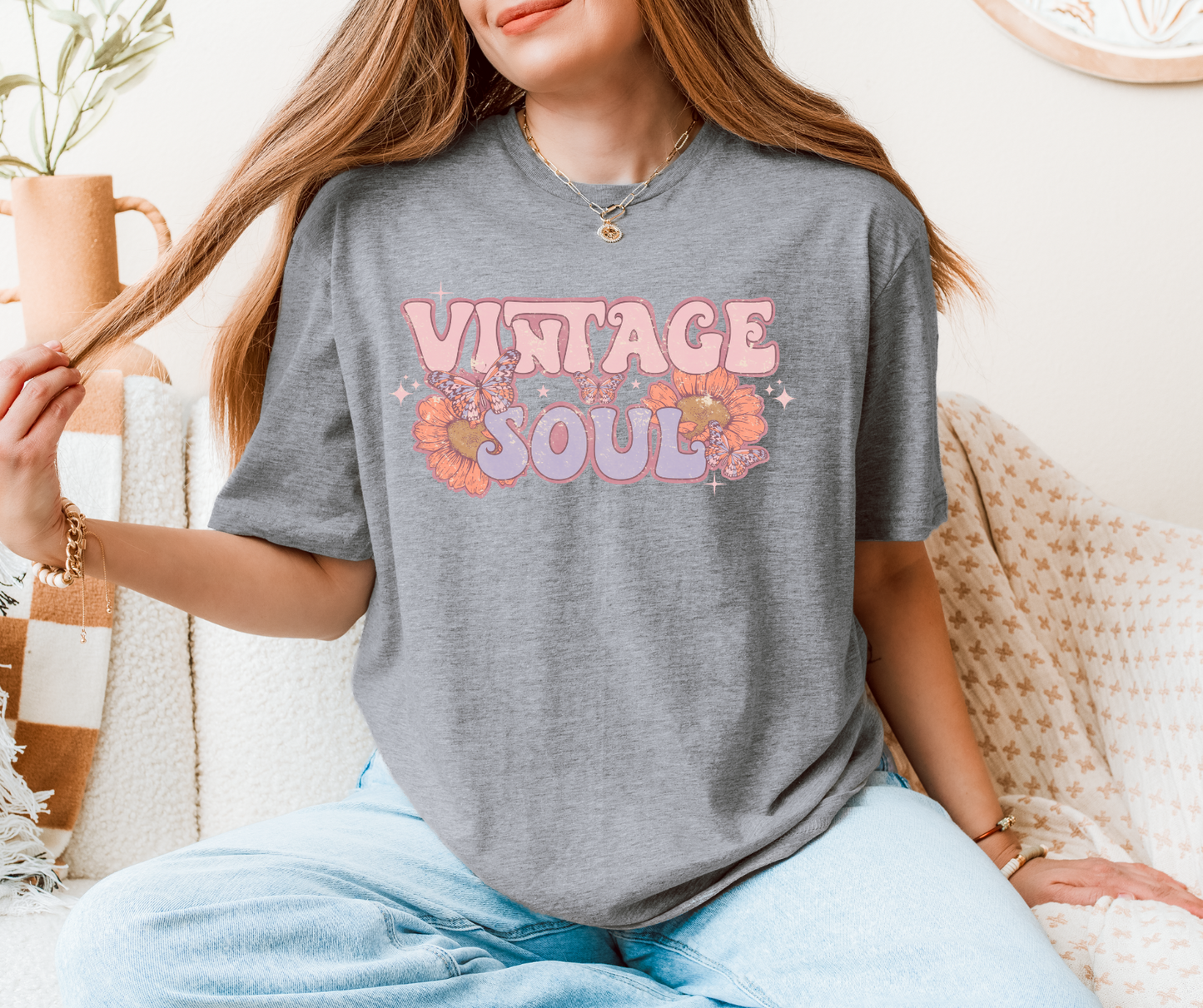 Vintage Soul with Butterflies