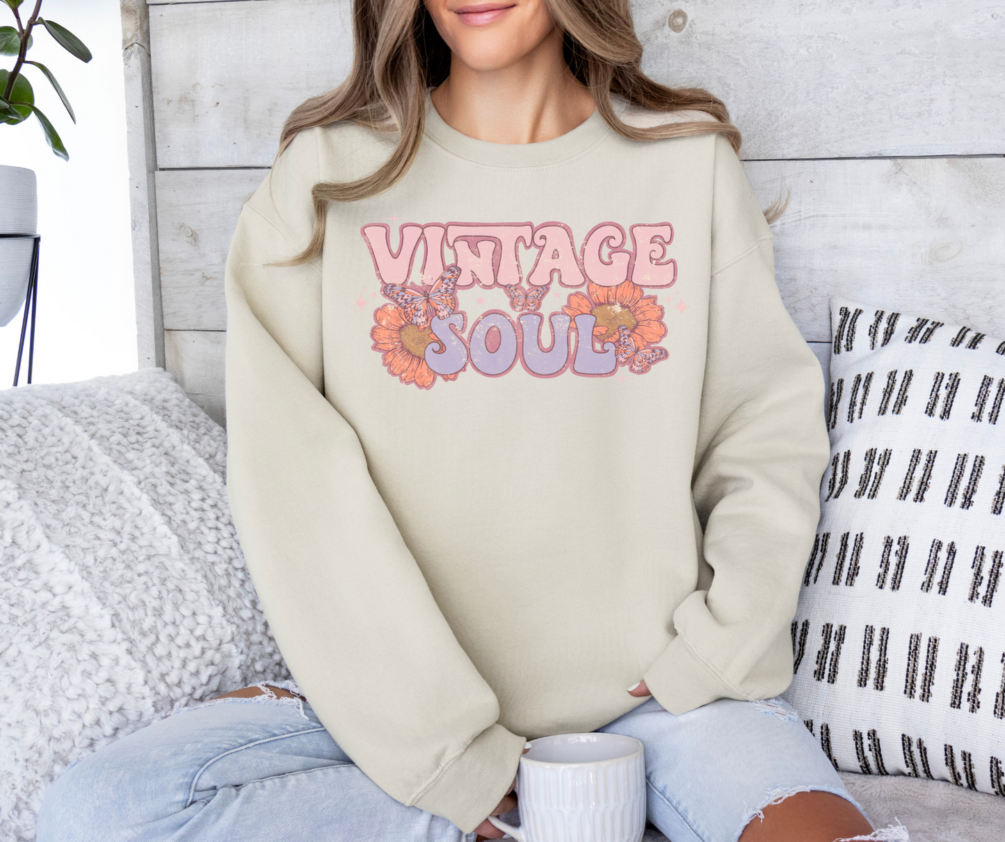 Vintage Soul with Butterflies