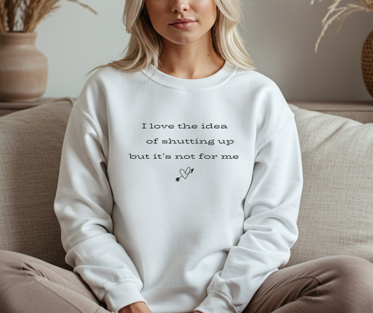 Love The Idea of Shutting Up...