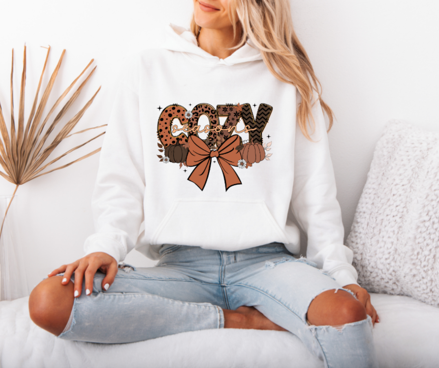 Cozy in Fall Hoodie