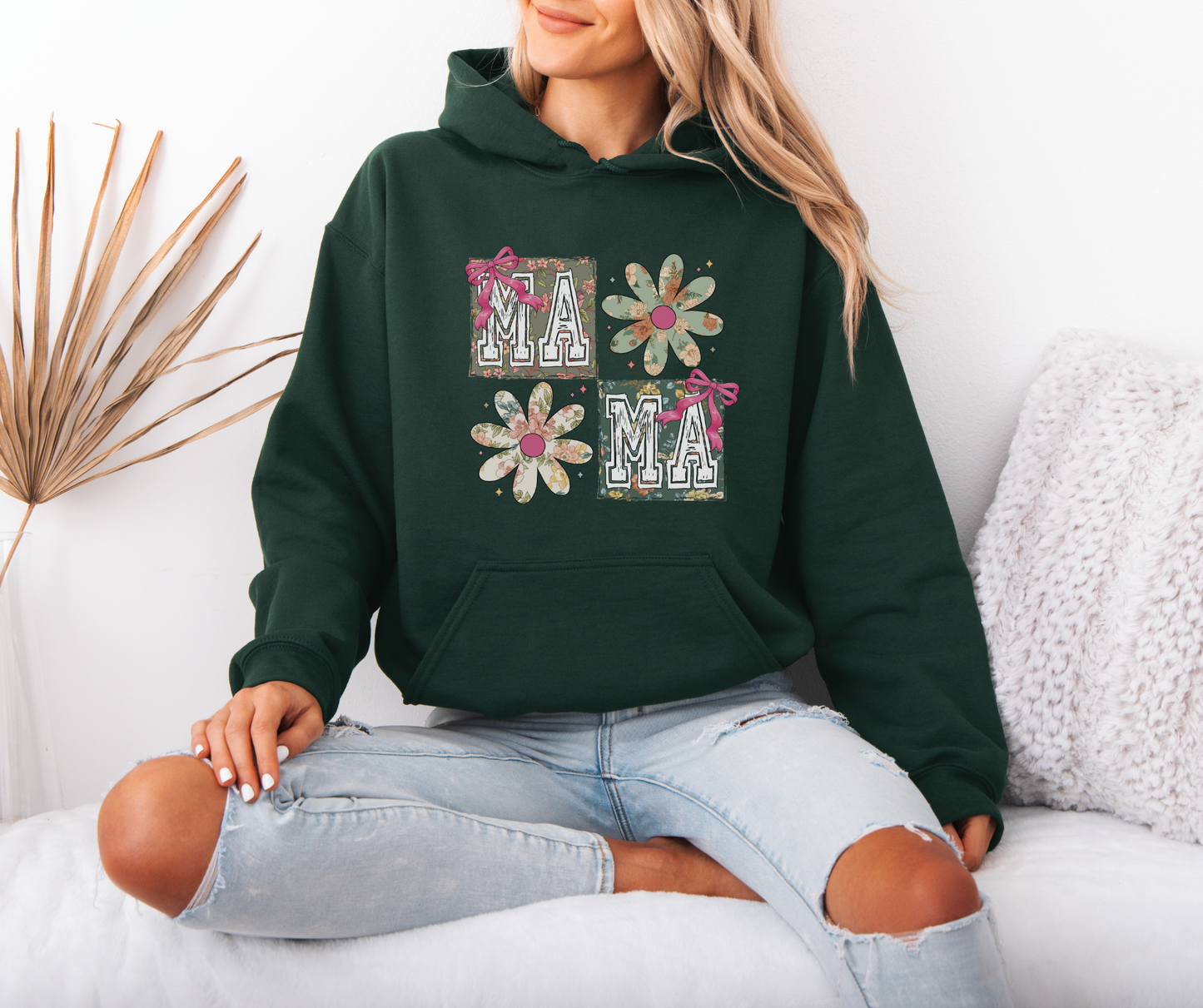 Mama Floral With Cute Bows